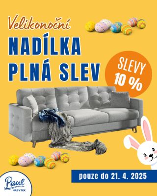 Hody, hody, velikonoční nadílka je tady! 🐣Přínášíme vám 10% slevu na více než 350 modelů včetně oblíbených sedacích...